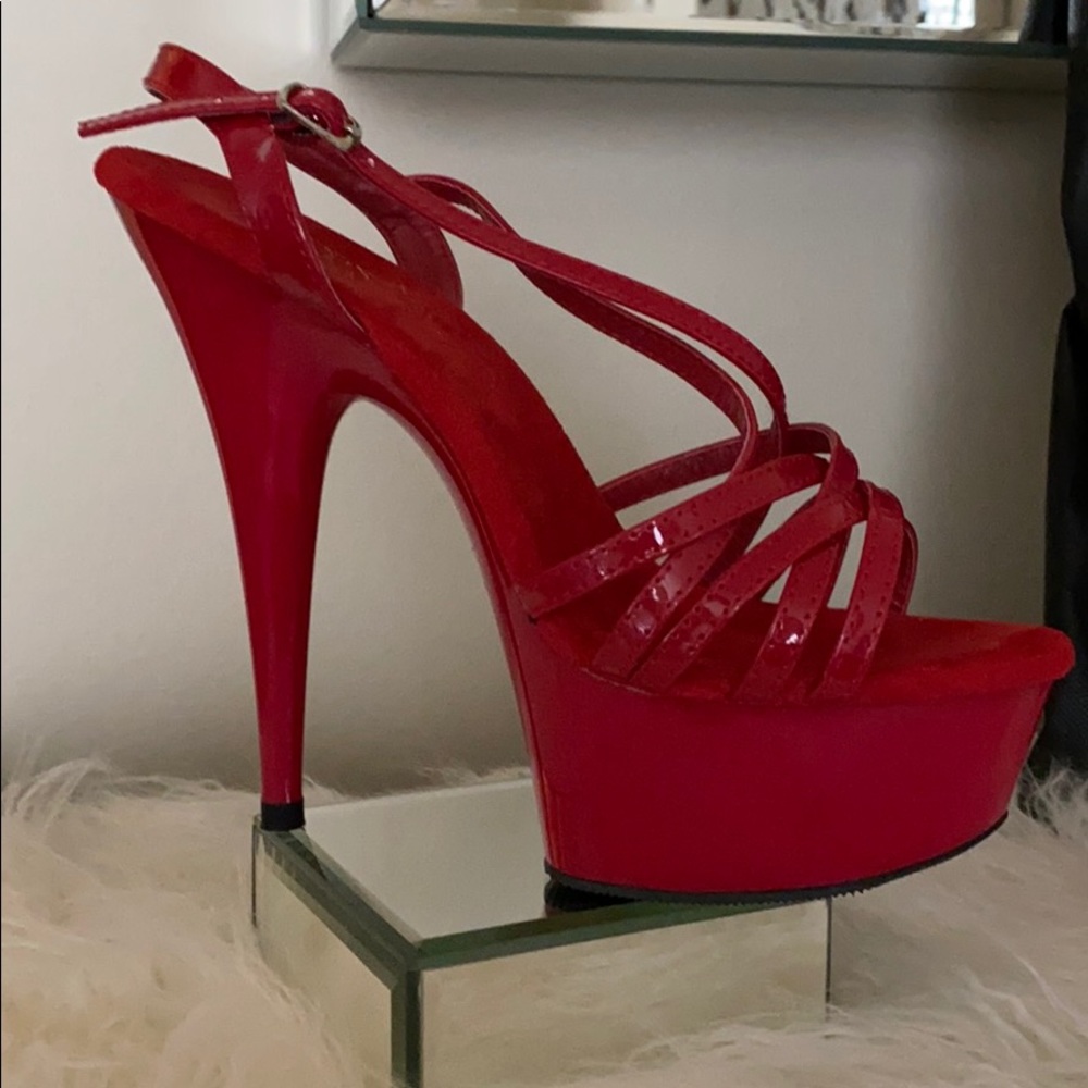 Red stilettos